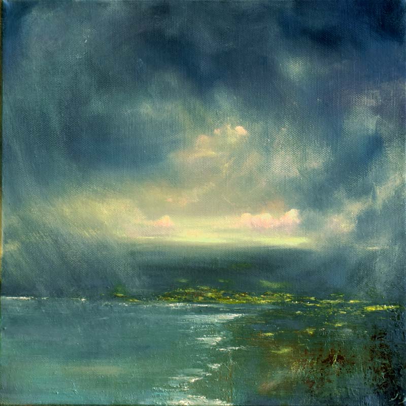 Irish seascape on a stormy day called The Spirit of Water V by John O'Grady