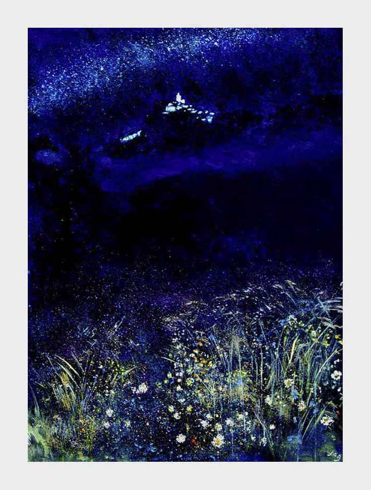 A nocturne on a warm starry night in Provence