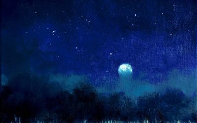 Blue Moon over the Orchard #298