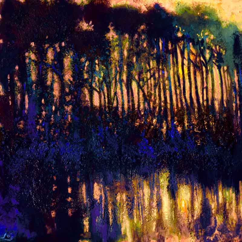 John O'Grady Art - Clearing in the Wood III | A original landscape