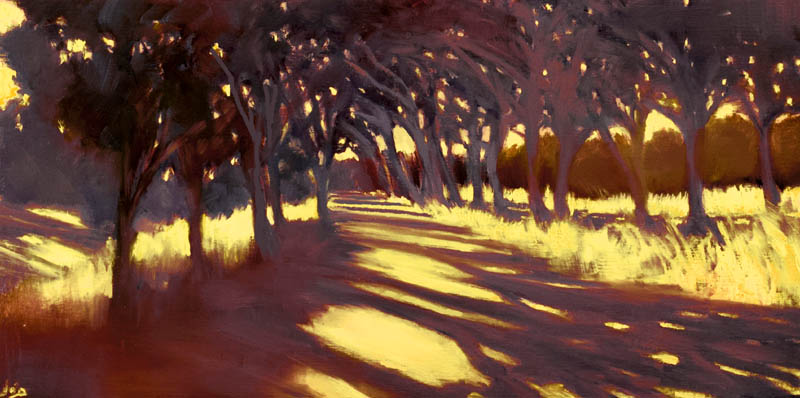 John O'Grady Art - I took the one less travelled by IV | A very warm morning n Provence