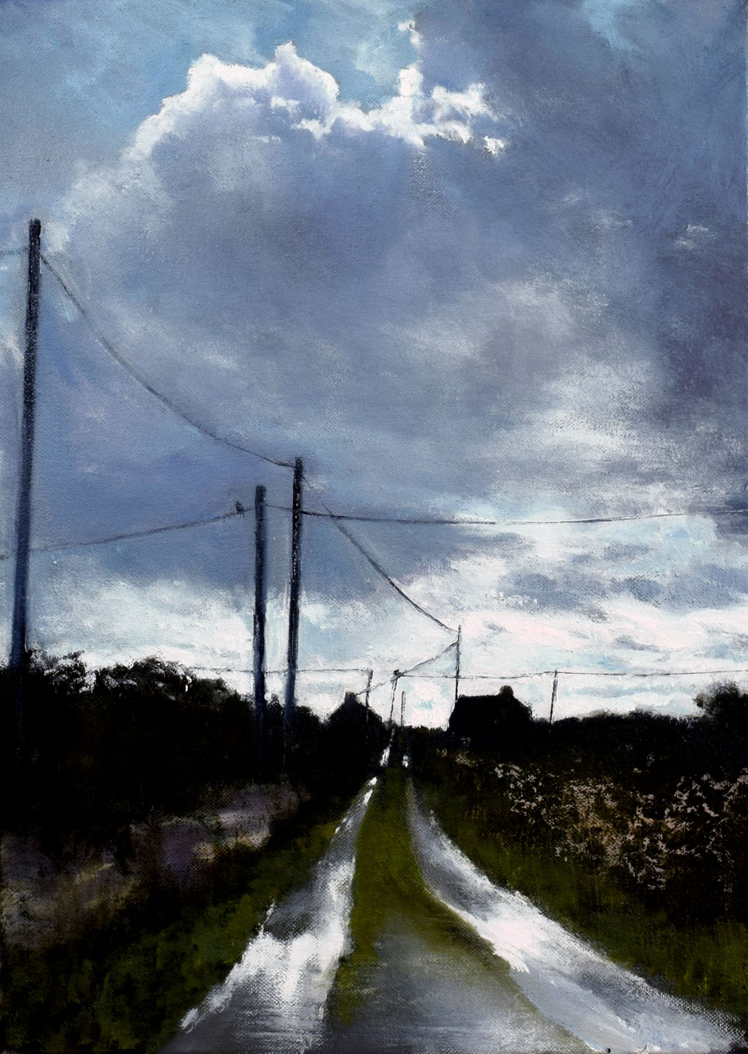 John O Grady Art-The Road to the Sea|West coast of Ireland on a rainy day