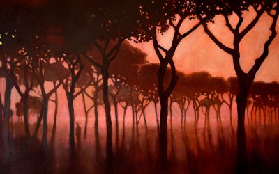 3 Paintings with Intriguing Figures